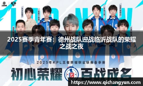 2025赛季青年赛：德州战队迎战临沂战队的荣耀之战之夜